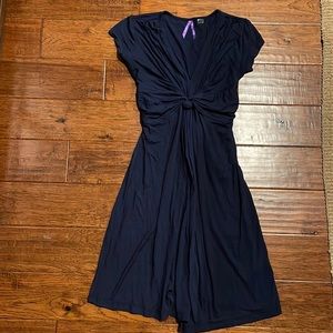 Like new Seraphine navy maternity dress